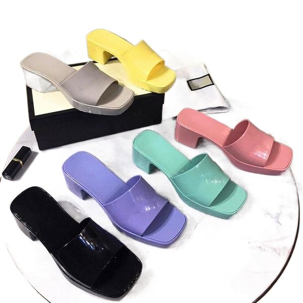 2022 chunky 2.4 woman slippers high heel luxurys designers summer slides casual rubber sandals, Black
2022 chunky 2.4 woman slippers high heel luxurys designers summer slides casual rubber sandals, Black