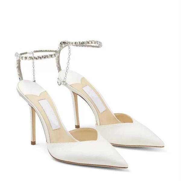 sandals wedding bride white pumps lady's high heeled dress shoes brand women high-heel pointed saeda sandal crystal ankle str258e, Black
sandals wedding bride white pumps lady's high heeled dress shoes brand women high-heel pointed saeda sandal crystal ankle str258e, Black