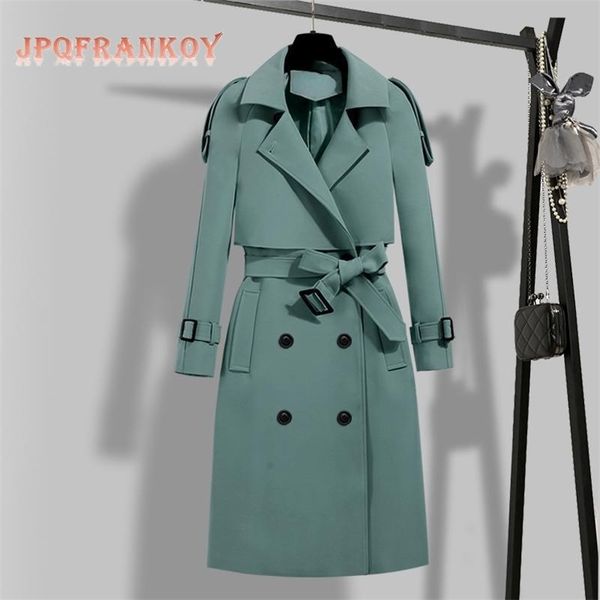spring autumn windbreaker women s korean version waist slim high end atmospheric ladies long trench coat for women clothes 220818, Black;brown
spring autumn windbreaker women s korean version waist slim high end atmospheric ladies long trench coat for women clothes 220818, Black;brown