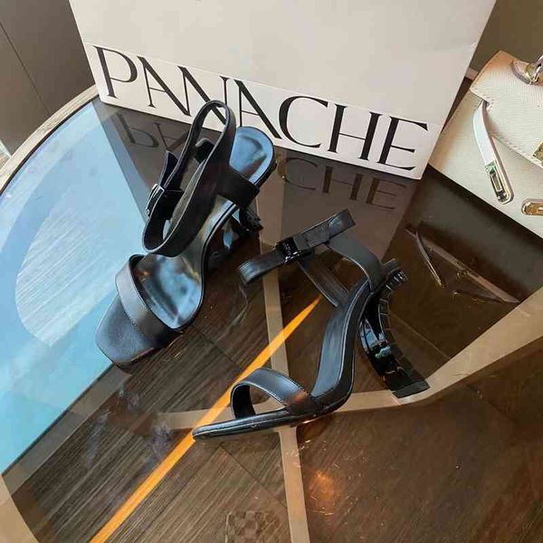 leather sandals women's summer sandals open end ankle strap unique style, Black
leather sandals women's summer sandals open end ankle strap unique style, Black