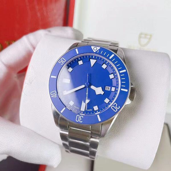 good watch for men automatic machinery watch 43mm blue dial stainless steel strap luminous waterproof mens watches m251s, Slivery;brown
good watch for men automatic machinery watch 43mm blue dial stainless steel strap luminous waterproof mens watches m251s, Slivery;brown