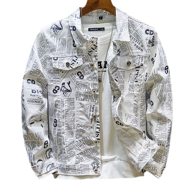 men s letters embroidered white jean jacket holes ripped denim coat outerwear fashion jacket men 220819, Black;brown
men s letters embroidered white jean jacket holes ripped denim coat outerwear fashion jacket men 220819, Black;brown
