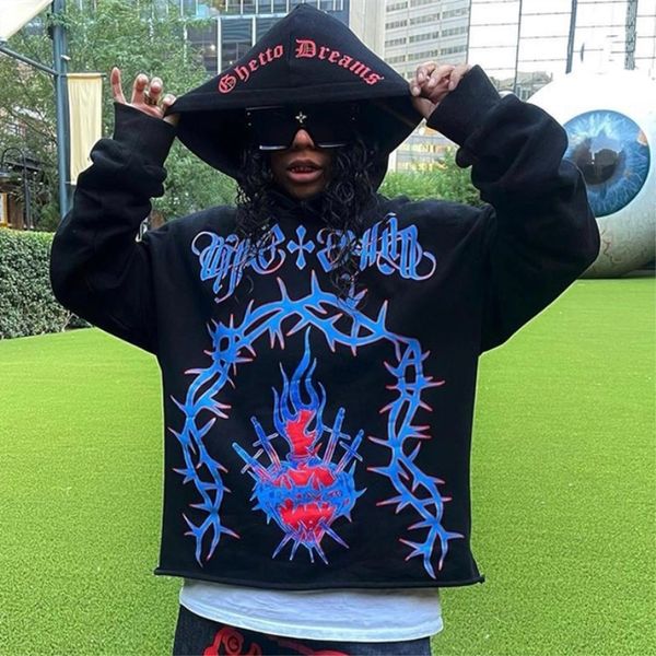 men's hoodies & sweatshirts retro y2k black abstract print zip-up hoodie men's gothic style loose long-sleeved sweater coat high s
men's hoodies & sweatshirts retro y2k black abstract print zip-up hoodie men's gothic style loose long-sleeved sweater coat high s
