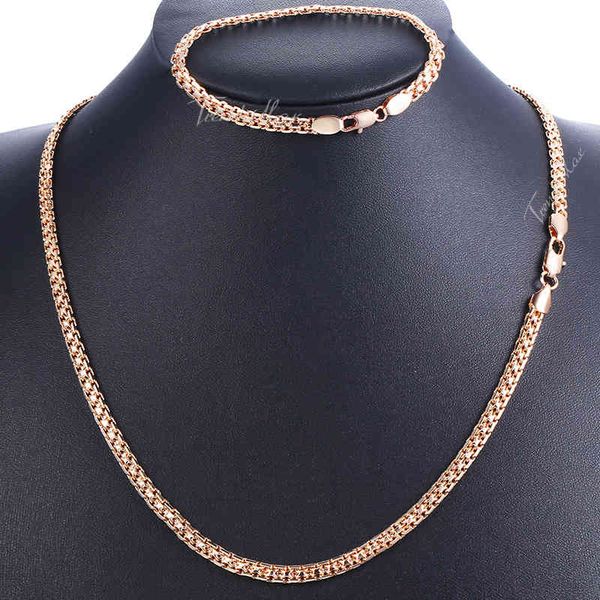 bangle designer jewelry sets for women 585 rose gold color bracelet neckalce set bismark link chain dropshipping woman gifts 5mm hgs275, Slivery;golden
bangle designer jewelry sets for women 585 rose gold color bracelet neckalce set bismark link chain dropshipping woman gifts 5mm hgs275, Slivery;golden