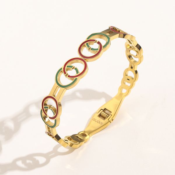 luxury designer bangle jewelry women classic titanium steel alloy gold-plated craft colors never fade not allergic, Black
luxury designer bangle jewelry women classic titanium steel alloy gold-plated craft colors never fade not allergic, Black