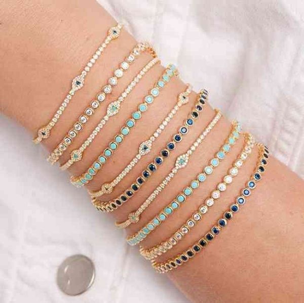 bangle designer jewelry fashion thin cz tennis chain cute lovely small turkish evil eye charm bracelet for women girls, Black
bangle designer jewelry fashion thin cz tennis chain cute lovely small turkish evil eye charm bracelet for women girls, Black