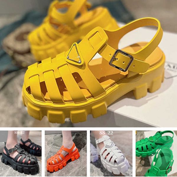 2022 women foam rubber sandals slippers designer fashion platform slides triangle metal retro beach loafers closed toe jelly water shoes, Black
2022 women foam rubber sandals slippers designer fashion platform slides triangle metal retro beach loafers closed toe jelly water shoes, Black