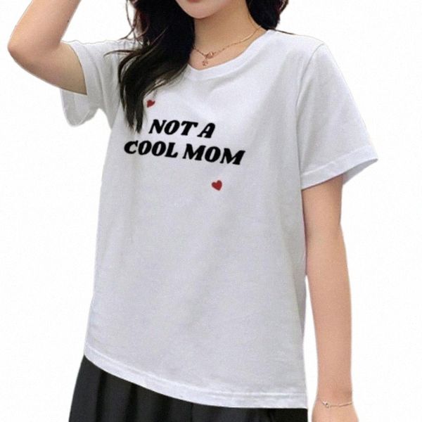 summer women tshirts streetwear cute clothes famale print not a cool mom short sleeve o-neck funny graphic t shirts women's t-shirt q8a, White
summer women tshirts streetwear cute clothes famale print not a cool mom short sleeve o-neck funny graphic t shirts women's t-shirt q8a, White