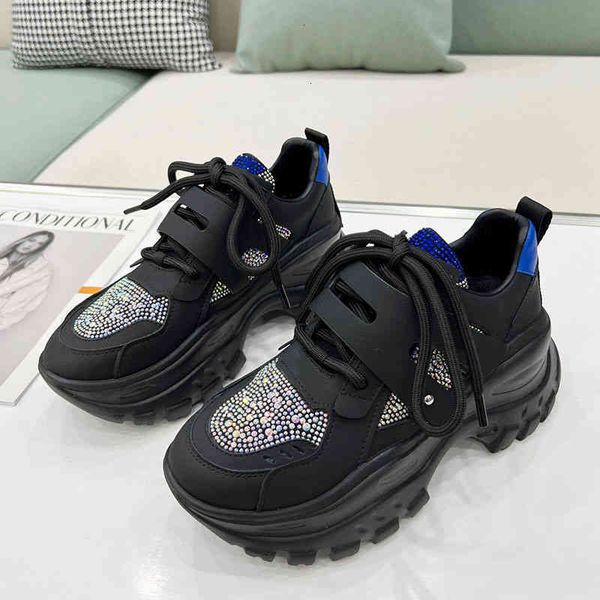 shoes spring dress and autumn new daddy genuine leather shoes seam casual background thick fashion female sneakers, Black
shoes spring dress and autumn new daddy genuine leather shoes seam casual background thick fashion female sneakers, Black