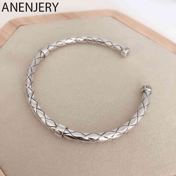 bracelet bangle designer anenjery silver color rhombus open bangles for women men geometric cuff jewelry gifts s-b484, Black
bracelet bangle designer anenjery silver color rhombus open bangles for women men geometric cuff jewelry gifts s-b484, Black