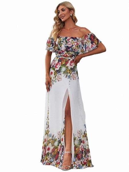 ever-pretty off shoulder ruffle trim floral print split thigh dress a7ex#, Black;gray
ever-pretty off shoulder ruffle trim floral print split thigh dress a7ex#, Black;gray