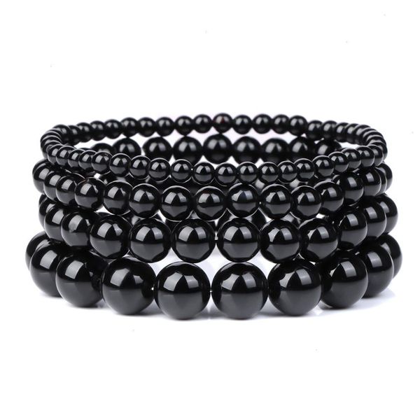 1pc handmade stretch strand bracelets for men 4 6 8 mm natural agates stone beaded bracelet women wrist healing reiki, Black
1pc handmade stretch strand bracelets for men 4 6 8 mm natural agates stone beaded bracelet women wrist healing reiki, Black