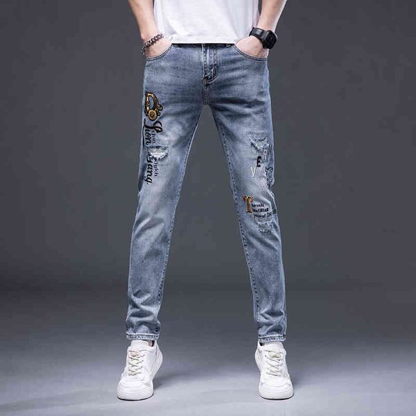 men's jeans european high-end embroidered men's jeans spring elastic slim leggings youth blue pants fp3s
men's jeans european high-end embroidered men's jeans spring elastic slim leggings youth blue pants fp3s