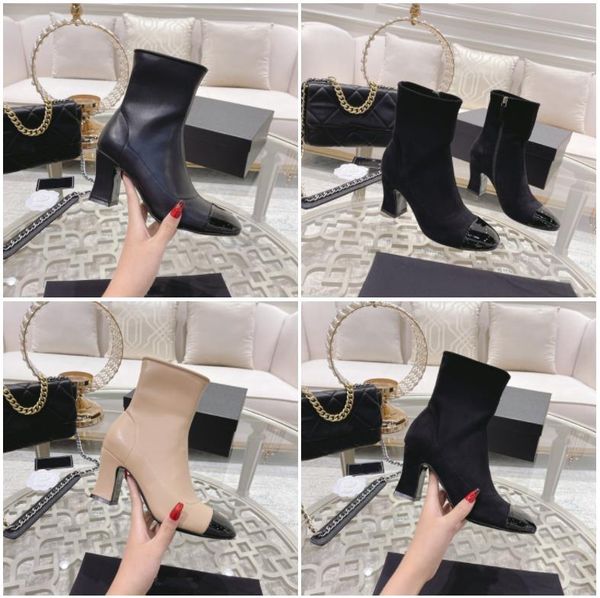 casual shoes designer ankle boots fashion women boot elastic suede leather knight booty round toe side zipper party booties, Black
casual shoes designer ankle boots fashion women boot elastic suede leather knight booty round toe side zipper party booties, Black