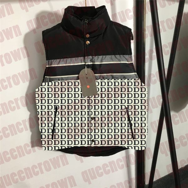 full letter vests coat winter down vest jacket thick warm sleeveless coats fashion reversible stand neck down jackets, Black;white
full letter vests coat winter down vest jacket thick warm sleeveless coats fashion reversible stand neck down jackets, Black;white