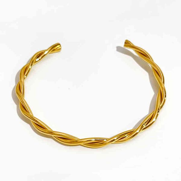 bracelet bangle designer jewelry peri'sbox 3 designs double twisted gold color bangles plain thin women titanium steel minimalist adjus, Black
bracelet bangle designer jewelry peri'sbox 3 designs double twisted gold color bangles plain thin women titanium steel minimalist adjus, Black