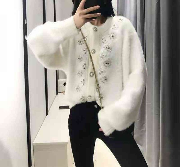 women's sweaters xianqi gentle wind elegant sweater knitted cardigan jacket loose wear outside spring and autumn dgov, White;black
women's sweaters xianqi gentle wind elegant sweater knitted cardigan jacket loose wear outside spring and autumn dgov, White;black