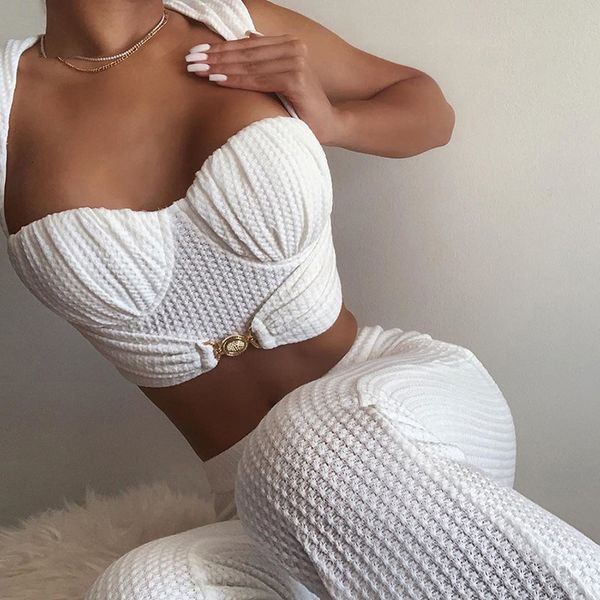 women's pants & capris fashion outfit elegant suit sleeveless and long flare two piece set crop fall winter club party matching set, Black;white
women's pants & capris fashion outfit elegant suit sleeveless and long flare two piece set crop fall winter club party matching set, Black;white
