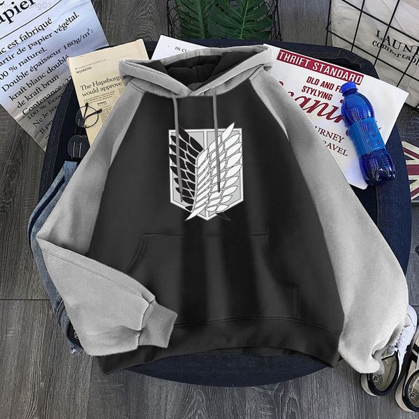 attack on titan man hoodies graphic anime sweatshirts hoody mens winter fleece casual pullover survey corps harajuku streetwear y220818, Black
attack on titan man hoodies graphic anime sweatshirts hoody mens winter fleece casual pullover survey corps harajuku streetwear y220818, Black