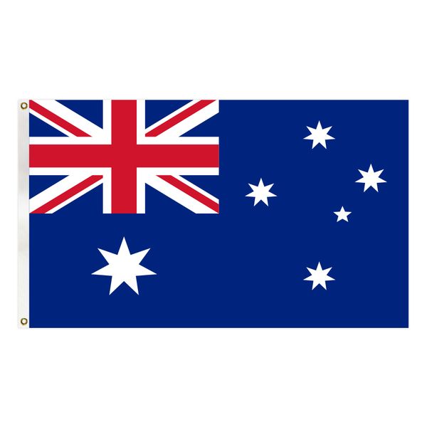australia flag country national banner 90x150 cm outdoor decoration banner with two brass grommets
australia flag country national banner 90x150 cm outdoor decoration banner with two brass grommets
