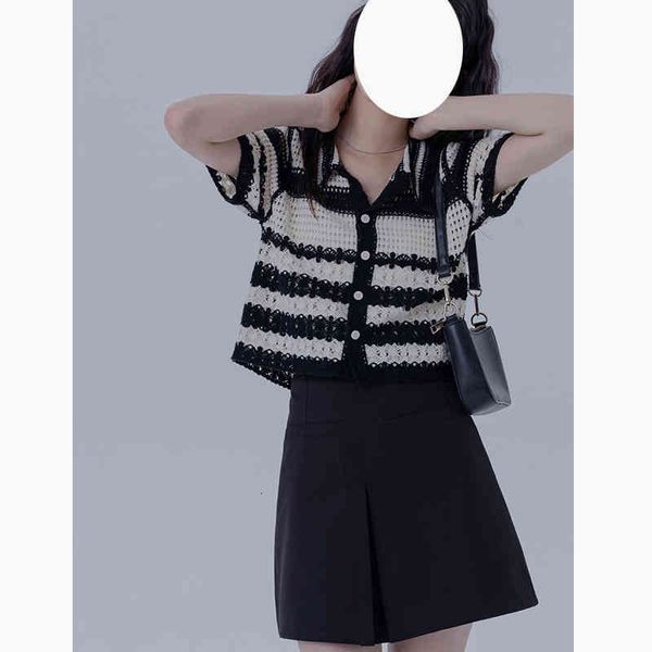 casual dresses striped short sleeved sweater women's summer design sense small people hook flower hollow out 7fw6, Black;gray
casual dresses striped short sleeved sweater women's summer design sense small people hook flower hollow out 7fw6, Black;gray