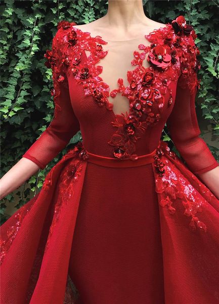 red elegant a-line prom dresses long sleeves deep v neck lace hollow appliques sequins beads 3d flowers floor length evening gowns plus size, Black
red elegant a-line prom dresses long sleeves deep v neck lace hollow appliques sequins beads 3d flowers floor length evening gowns plus size, Black