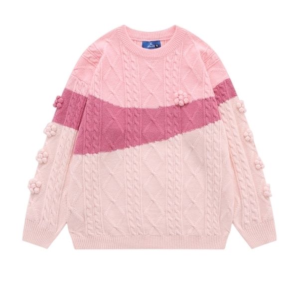 womens sweater splicing and contrasting colors pullover winter oversized loose knitting long sleeve female y2k clothes w220817, White;black
womens sweater splicing and contrasting colors pullover winter oversized loose knitting long sleeve female y2k clothes w220817, White;black