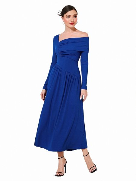 asymmetrical neck ruched detail dress c9gd#, Black;gray
asymmetrical neck ruched detail dress c9gd#, Black;gray