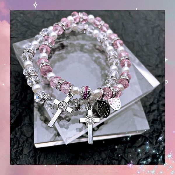 y2k accessories corss strand pendant crystal transparent beaded bracelet for women 90s punk vintage lmitation pearl girl jewelry, Black
y2k accessories corss strand pendant crystal transparent beaded bracelet for women 90s punk vintage lmitation pearl girl jewelry, Black