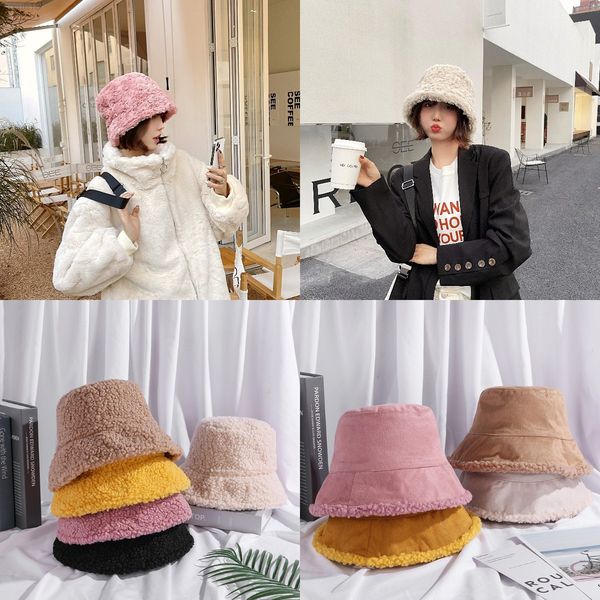 2022 new autumn and winter fisherman hat double-sided wearing lamb wool bucket hat women warm fisherman hats casual basin caps y220818, Blue;gray
2022 new autumn and winter fisherman hat double-sided wearing lamb wool bucket hat women warm fisherman hats casual basin caps y220818, Blue;gray