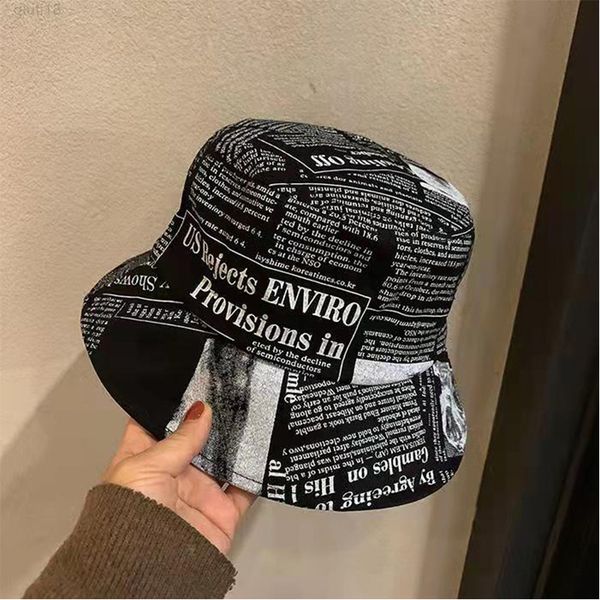 summer bucket hats for women man college style retro newspaper design fisherman's cap fashion versatile basin hat sun hat y220818, Blue;gray
summer bucket hats for women man college style retro newspaper design fisherman's cap fashion versatile basin hat sun hat y220818, Blue;gray