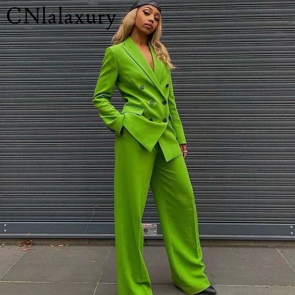 cnlalaxury women fashion double breasted green suit blazer coat vintage long sleeve flap pockets female jacket outerwear 220818, Black;brown
cnlalaxury women fashion double breasted green suit blazer coat vintage long sleeve flap pockets female jacket outerwear 220818, Black;brown