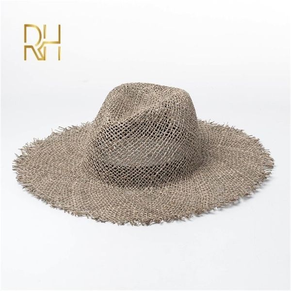 rh fashion summer women travel fedora straw hat breathable salt seagrass panama jazz straw beach sun cap for vacation 220817, Blue;gray
rh fashion summer women travel fedora straw hat breathable salt seagrass panama jazz straw beach sun cap for vacation 220817, Blue;gray