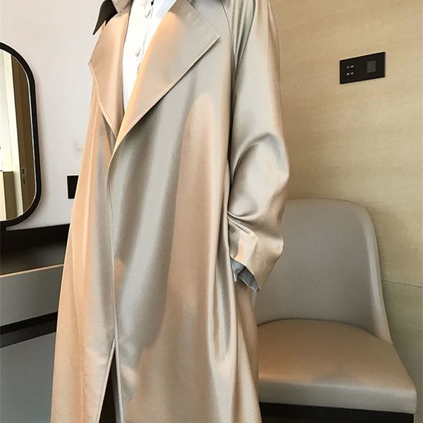 deat woman trench coat champagne solid silkly long sleeve with sashes loose minimalist high street autumn fashion ap161 220819, Black;brown
deat woman trench coat champagne solid silkly long sleeve with sashes loose minimalist high street autumn fashion ap161 220819, Black;brown