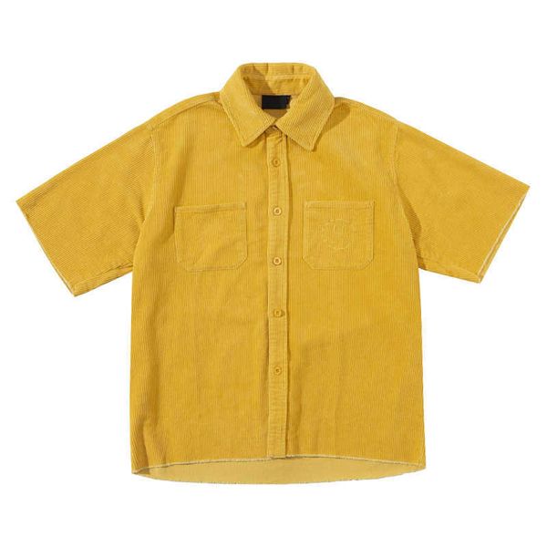 2022 usa tee pocket smile face embroidery corduroy washed casual shirt spring summer cool hip hop short sleeve, Black;brown
2022 usa tee pocket smile face embroidery corduroy washed casual shirt spring summer cool hip hop short sleeve, Black;brown