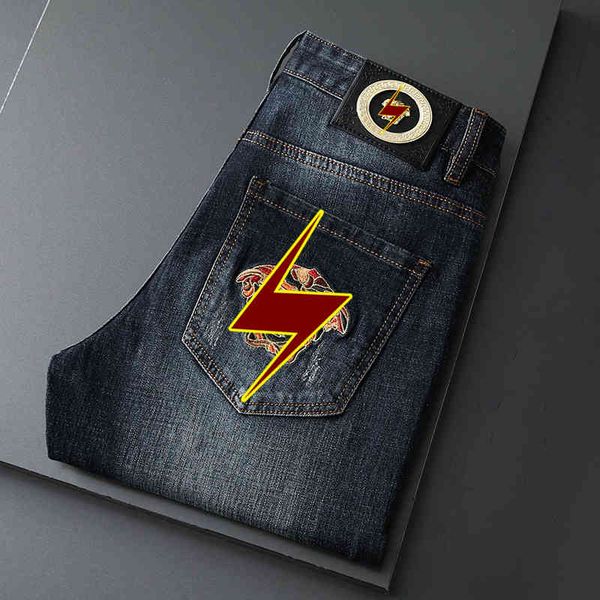 men's jeans medusa autumn winter fashion brand jeans men's slim fit leggings elastic embroidered clothing pbhz, Blue
men's jeans medusa autumn winter fashion brand jeans men's slim fit leggings elastic embroidered clothing pbhz, Blue