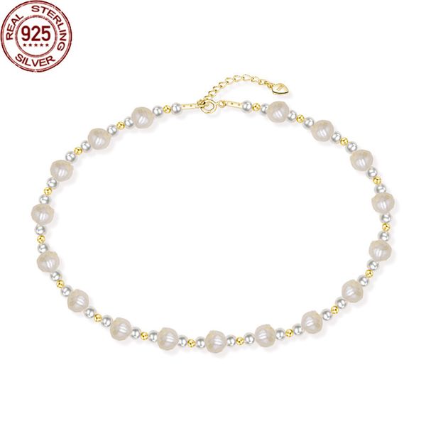 s925 silver beaded necklaces baroque fashion i pearl net red versatile simple collarbone chain jewelry bracelet for you design
s925 silver beaded necklaces baroque fashion i pearl net red versatile simple collarbone chain jewelry bracelet for you design