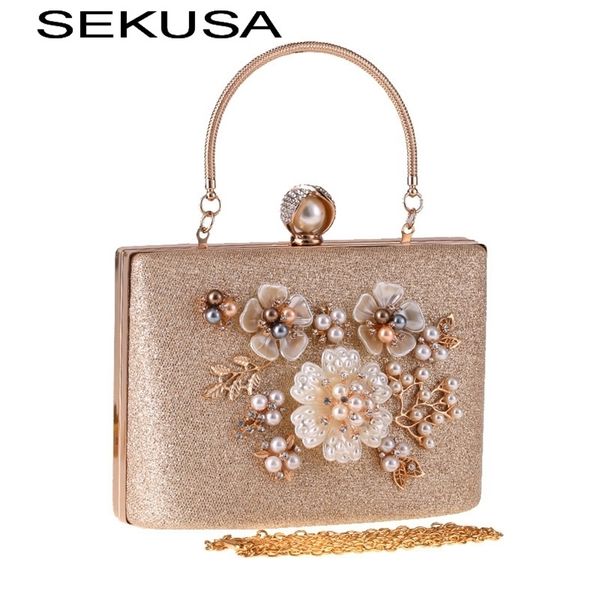 sekusa pearl women bag with beading diamonds chain shoulder evening bags for metal crystal box case purse wedding 220818
sekusa pearl women bag with beading diamonds chain shoulder evening bags for metal crystal box case purse wedding 220818