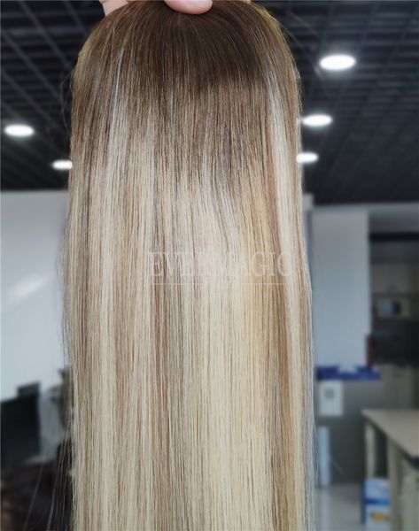 new coming stock balayage blonde virgin human hair ers mono with around base clips in pieces for thinning women, Black;brown
new coming stock balayage blonde virgin human hair ers mono with around base clips in pieces for thinning women, Black;brown