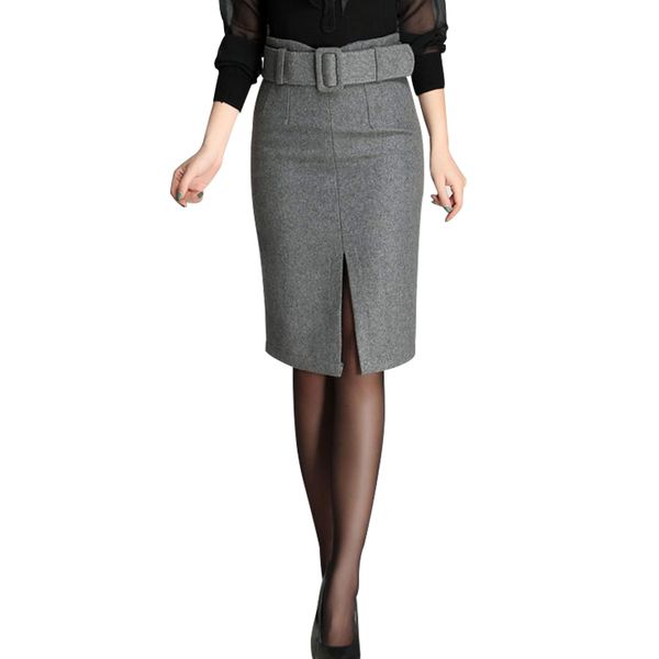 female ol r slim high waist bag hip half solid color back pocket professional skirt winter skirt s3xl 220818, Black
female ol r slim high waist bag hip half solid color back pocket professional skirt winter skirt s3xl 220818, Black