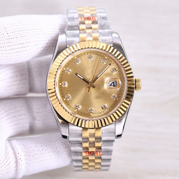 gold mens watch 40mm automatic machine wristwatches 904l stainless steel strap folding buckle calendar time montre de luxe designer watches, Slivery;brown
gold mens watch 40mm automatic machine wristwatches 904l stainless steel strap folding buckle calendar time montre de luxe designer watches, Slivery;brown