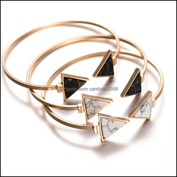 bangle bracelets bangles for women triangle marble cuff geometric turquoise bracelet marbleized stone charm drop delivery carshop2006 dhbbp, Black
bangle bracelets bangles for women triangle marble cuff geometric turquoise bracelet marbleized stone charm drop delivery carshop2006 dhbbp, Black