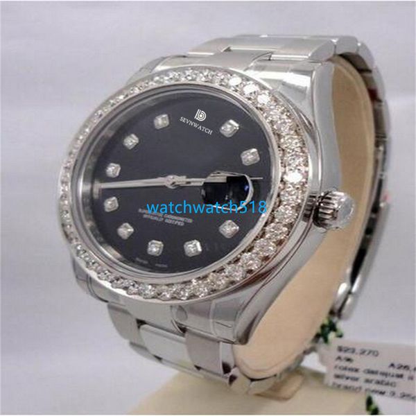 gw designer mens watch 41mm 116300 3.25ct diamond bezel & dial stainless steel big magnifier automatic movement mechanical sapphire elegant, Slivery;brown
gw designer mens watch 41mm 116300 3.25ct diamond bezel & dial stainless steel big magnifier automatic movement mechanical sapphire elegant, Slivery;brown