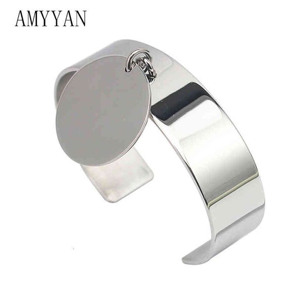 bangle designer jewelry 16mm wide round charm 316l stainless steel bracelets cuff bangles can be name laser engrave, Black
bangle designer jewelry 16mm wide round charm 316l stainless steel bracelets cuff bangles can be name laser engrave, Black