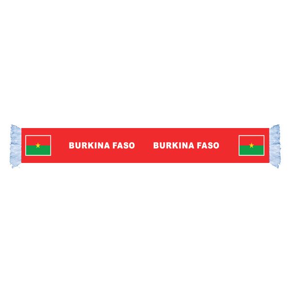 burkina faso factory supply good price polyester satin flag scarf country nation football games fans scarf also can be customized
burkina faso factory supply good price polyester satin flag scarf country nation football games fans scarf also can be customized