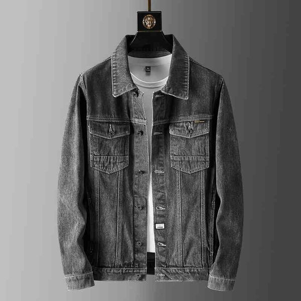 men's jackets autumn denim jacket men's slim embroidered korean fashion handsome bywh, Black;brown
men's jackets autumn denim jacket men's slim embroidered korean fashion handsome bywh, Black;brown