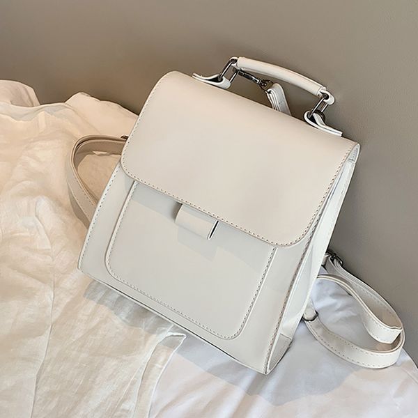 solid color backpack leather large capacity backpacks women's casual simple school bag girls shoulder bags 220817
solid color backpack leather large capacity backpacks women's casual simple school bag girls shoulder bags 220817