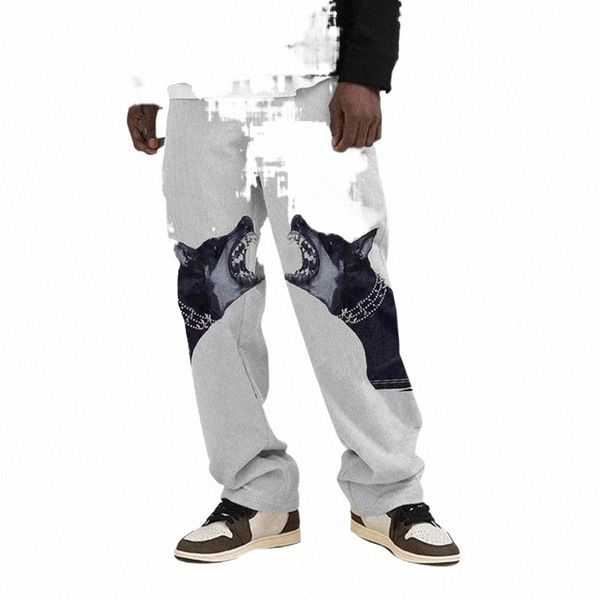 men's pants 2021 fashion trousers dog print wide-leg long loose sports straight hip hop streetwear 44i7#, Black
men's pants 2021 fashion trousers dog print wide-leg long loose sports straight hip hop streetwear 44i7#, Black
