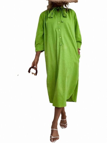 tie neck half button split hem slant pocket tunic dress p0mm#, Black;gray
tie neck half button split hem slant pocket tunic dress p0mm#, Black;gray