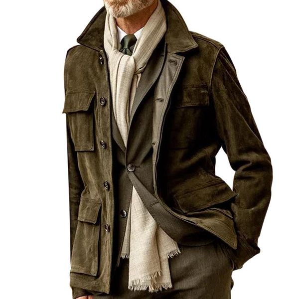men's casual shirts fashion suede mens jacket solid turn-down collar single breasted long sleeve for menmen's, White;black
men's casual shirts fashion suede mens jacket solid turn-down collar single breasted long sleeve for menmen's, White;black